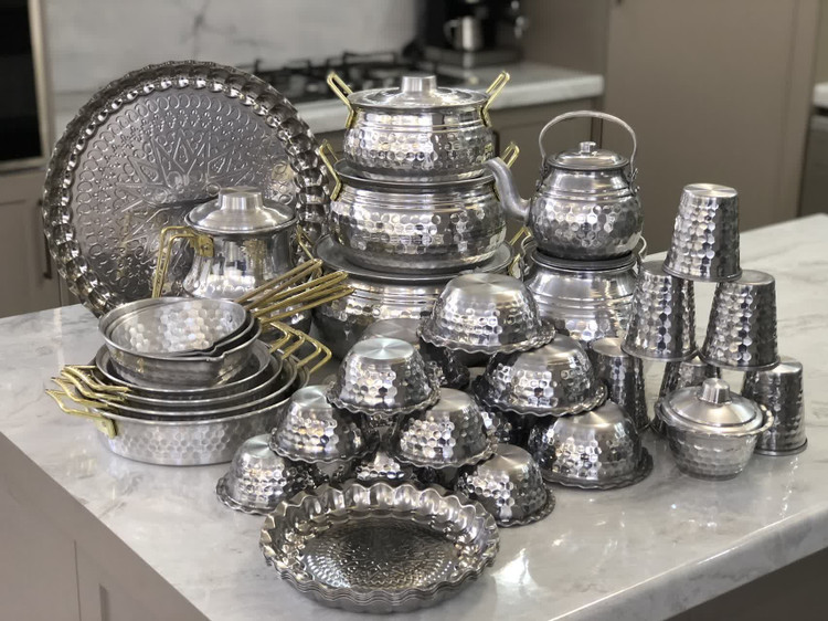 سرویس ۴۶ پارچه چکشی (شش نفره)